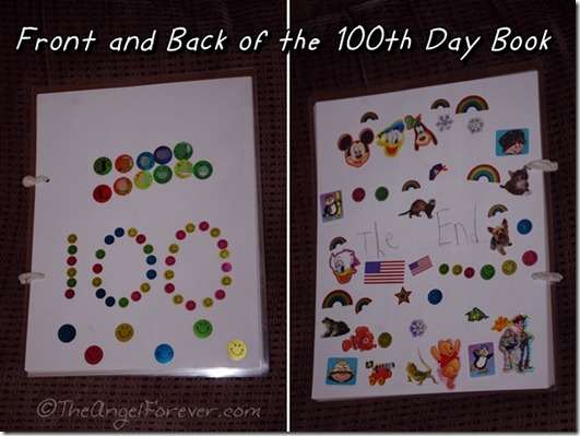 100th Day of School Project Book