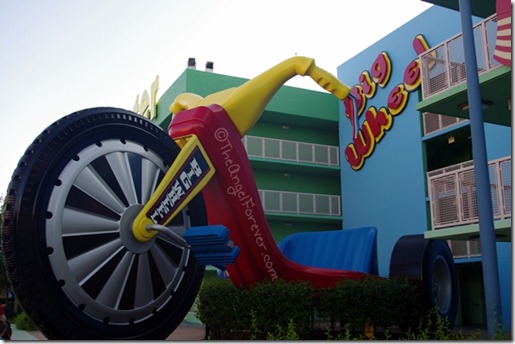 Pop Century Resort Big Wheels Building