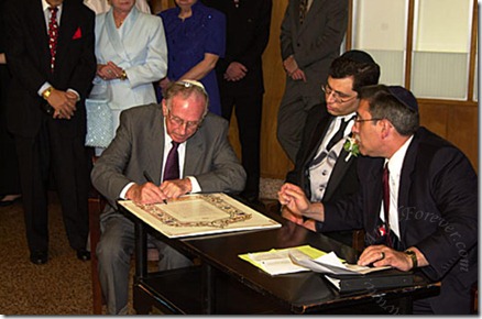 Ketubah Signing