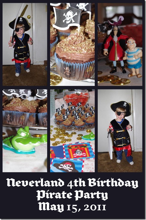 Neverland Pirate Party Collage