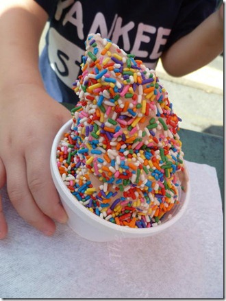 Chocolate with Rainbow Sprinkles