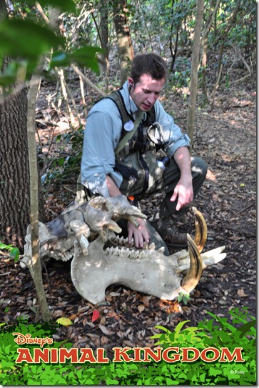 Alex with the hippo skull