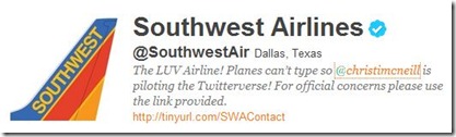 SouthwestAir on Twitter SouthwestAir on Twitter
