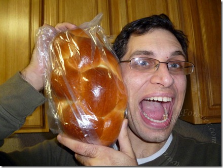 TechyDad with the monster challah