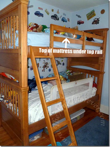 Top bunk safety