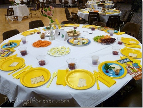 Passover Tables all set