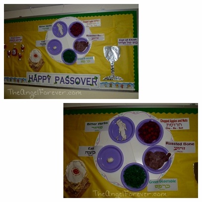 Seder plate display