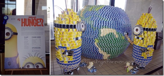 Canstruction - Minion-Mize HUNGER Canstruction - Minion-Mize HUNGER