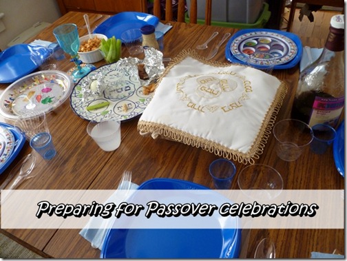 Passover Seder Table