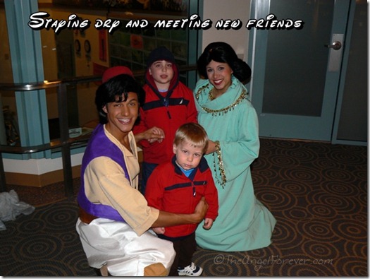 Meeting Aladdin and Jasmin