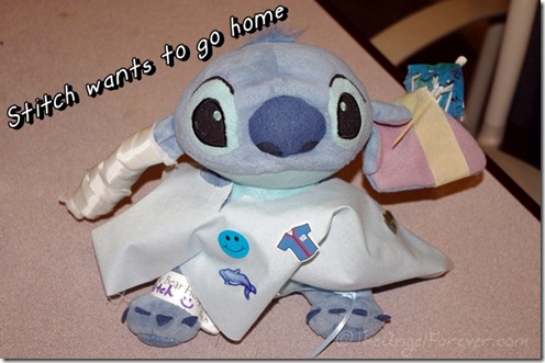 Stitch after the Teddy Bear Hospital