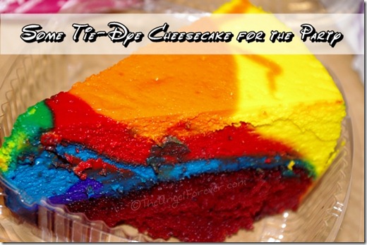 Tie-Dye Cheesecake for the Party