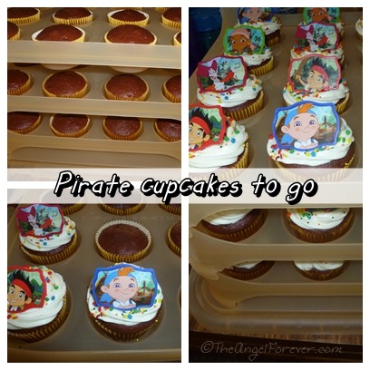 Jake and the Never Land Pirate Cupcakes