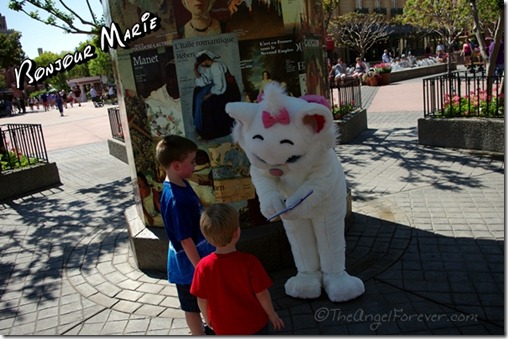 Meeting Marie in Epcot