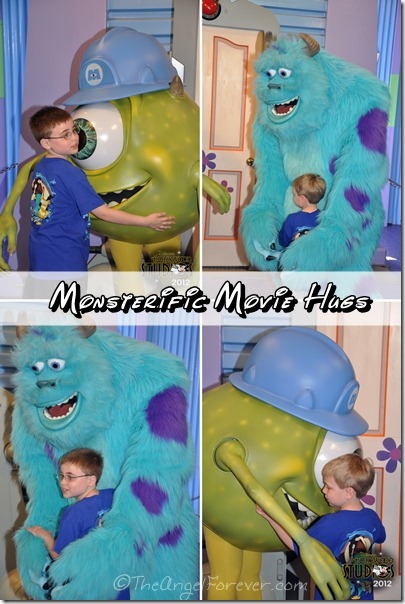 Meetings famous stars from Monsters Inc