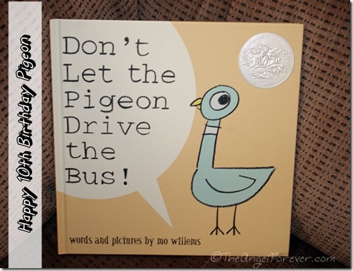 Mo Willems' Pigeon Celebrates 10 years