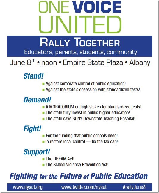 Rally on June 8