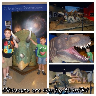 Dinosaurs at miSci in Schenectady