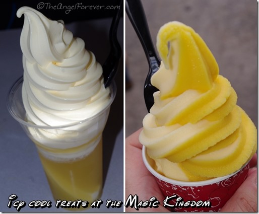 Dole Whip and Citrus Swirl at the Magic Kingdom