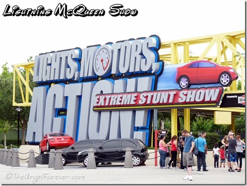 Lightning McQueen Stunt Show at Hollywood Studios