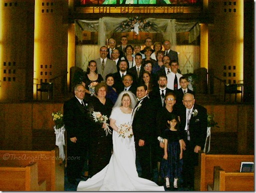 My family under the chuppah