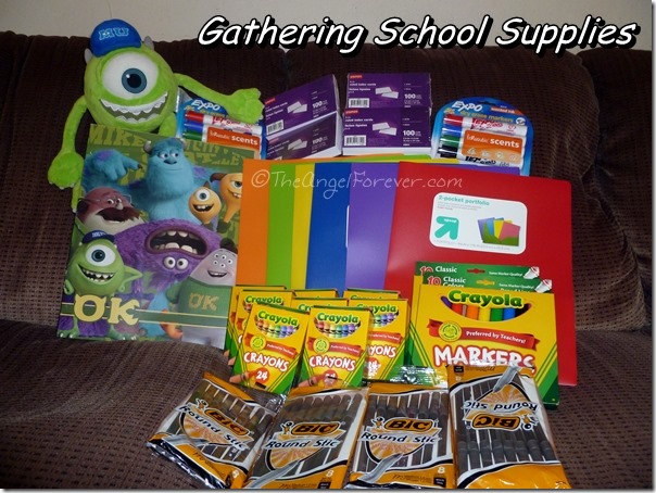 Gathering School Supplies