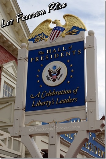 Hall of Presidents perfect location for July 4