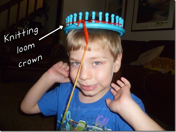 Knitting Loom Crown