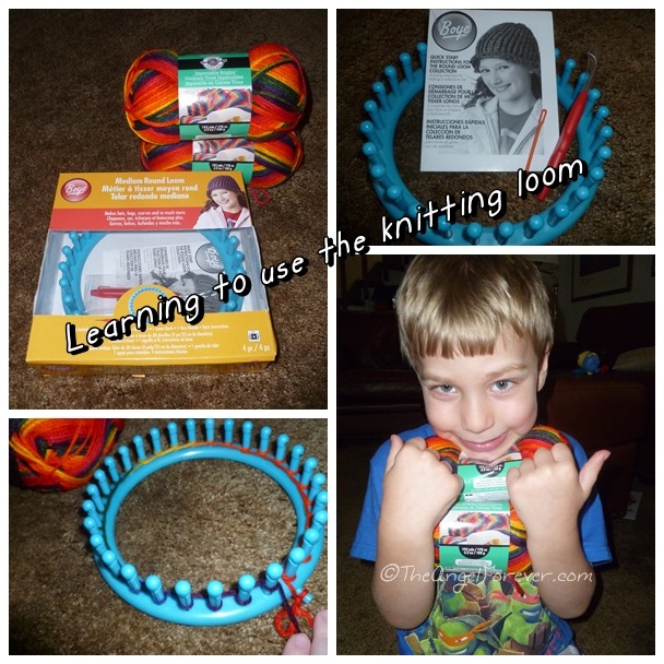 Kids and Knitting Looms