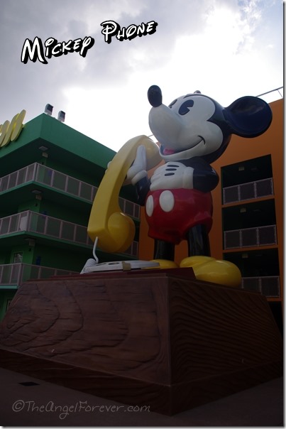 Mickey Phone at Pop Century Resort