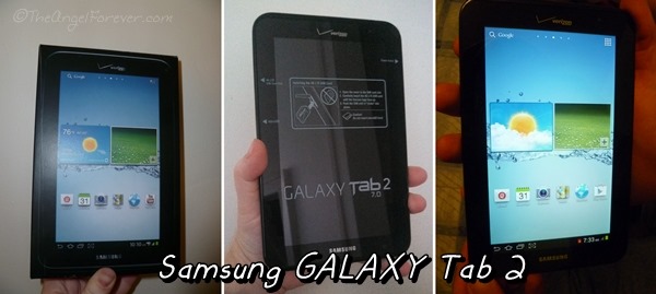 The Samsung Galaxy Tab 2 from Verizon