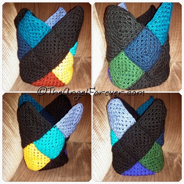 Views of Inga's Crochet bag without straps