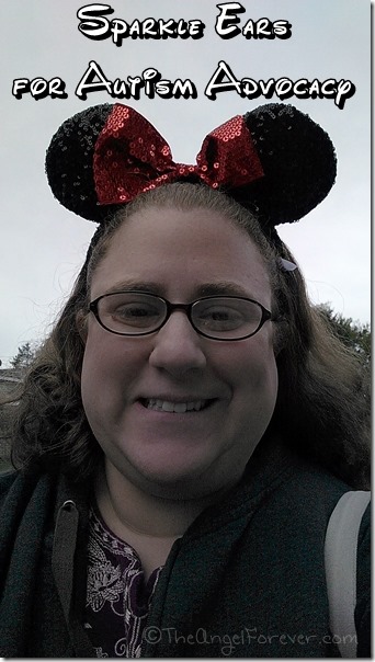 Sparkle Minnie Ears for Autism Advocacy