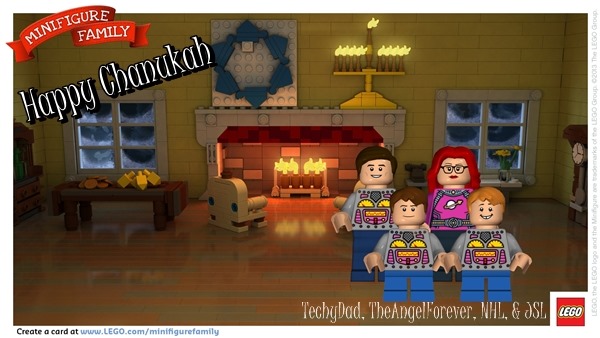 Happy Chanukah from our LEGO family