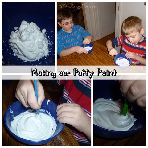 Making Puffy Paint Making Puffy Paint