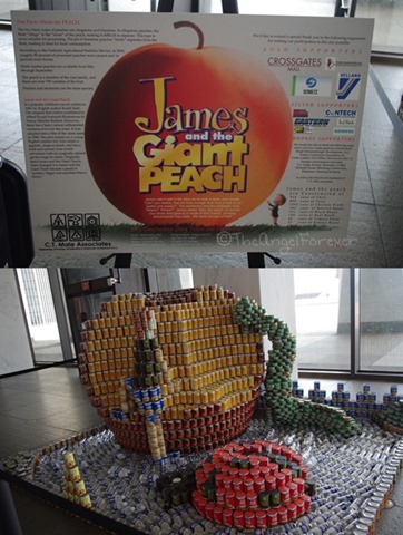 Capital Region Canstruction - James and the Giant Peach