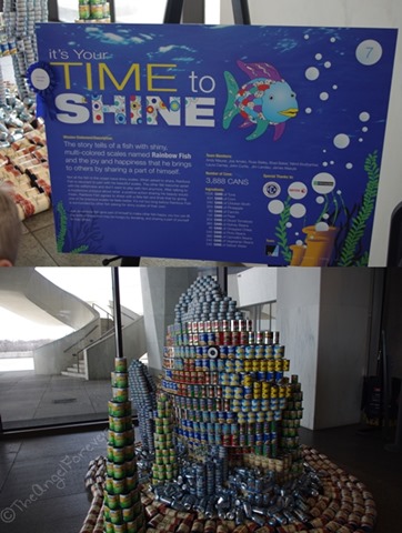 Capital Region Canstruction - The Rainbow Fish