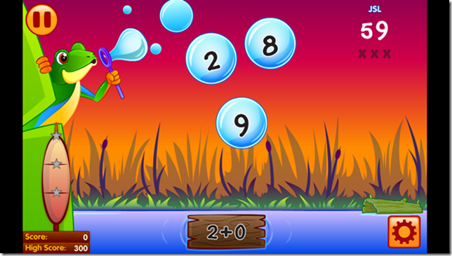 Bubble Pop Math Challenge 1-2 - addition