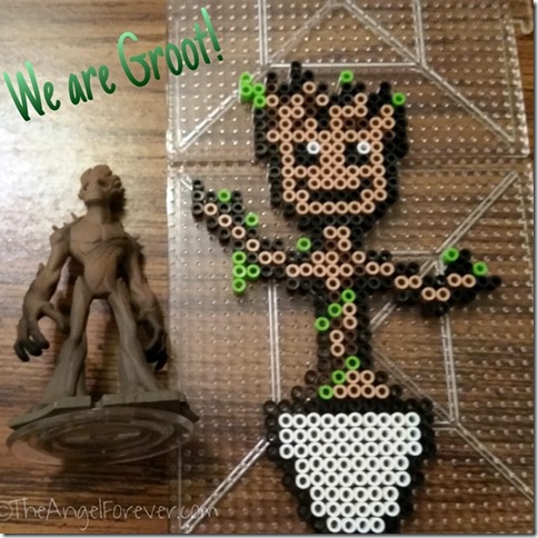 We Are Groot - Perler Beads and Disney Infinity 2