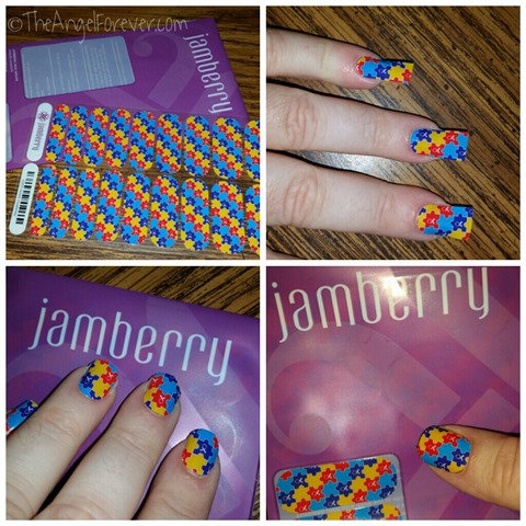 First Jamberry Nail Wrap Manicure