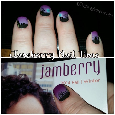 Jamberry Nail Wrap Time - Fright Night