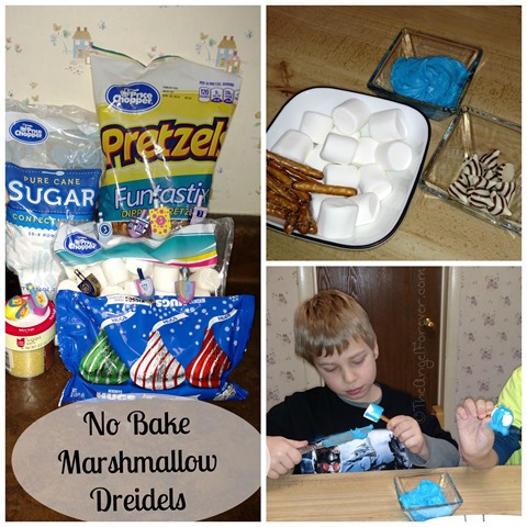 Making Marshmallow Dreidels Making Marshmallow Dreidels