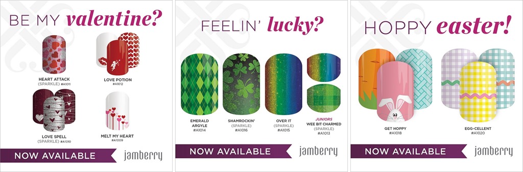 Jamberry Spring 2014 Holiday Designs