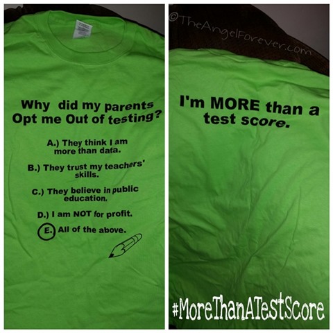 More Than a Test Score Shirt