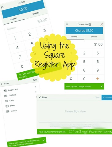 Using the Square Register App