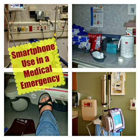 Smartphone use in a medical emergency