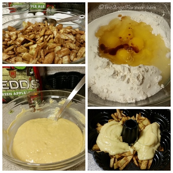 Making the Apple Ale Cake