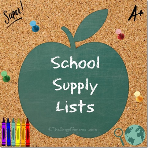 School Supply Lists