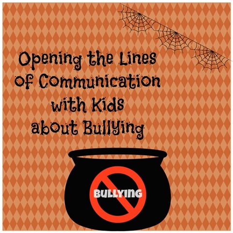 Opening lines of communication with kids about bullying