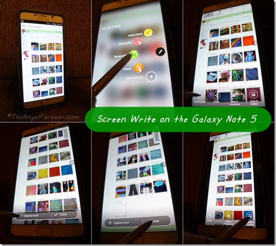 Screen Write on the Galaxy Note 5